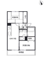 クレール御立の物件間取画像